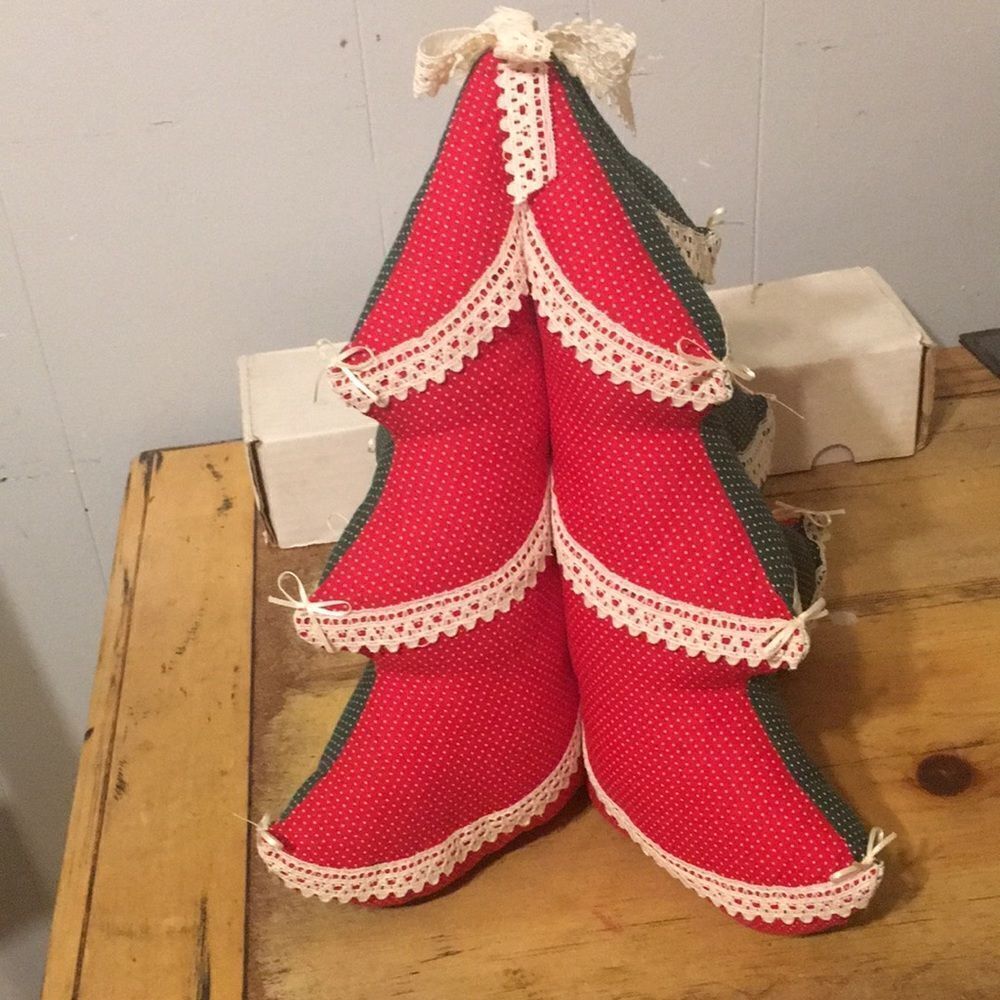 Fabric Christmas tree - Picture 2 of 9
